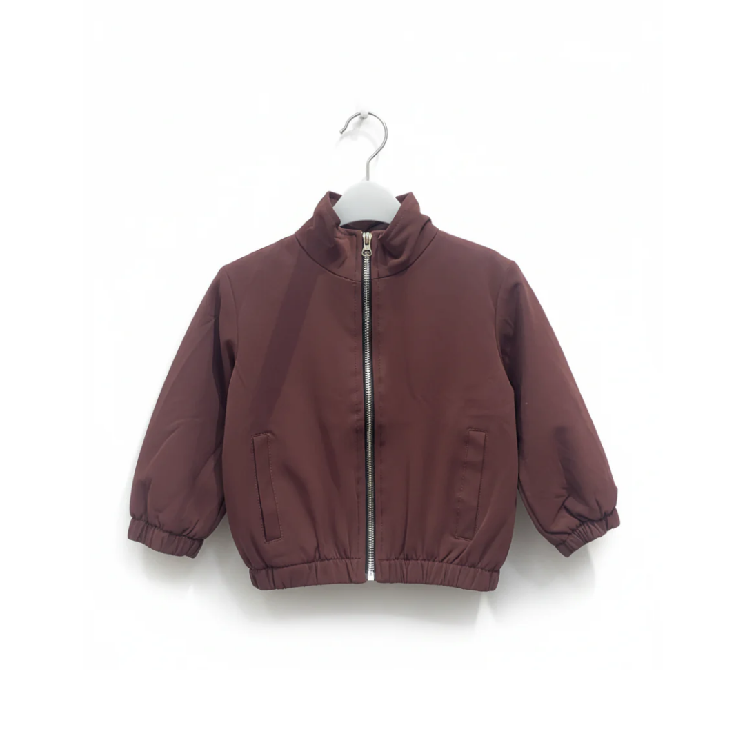 Brown Zipper Jacket