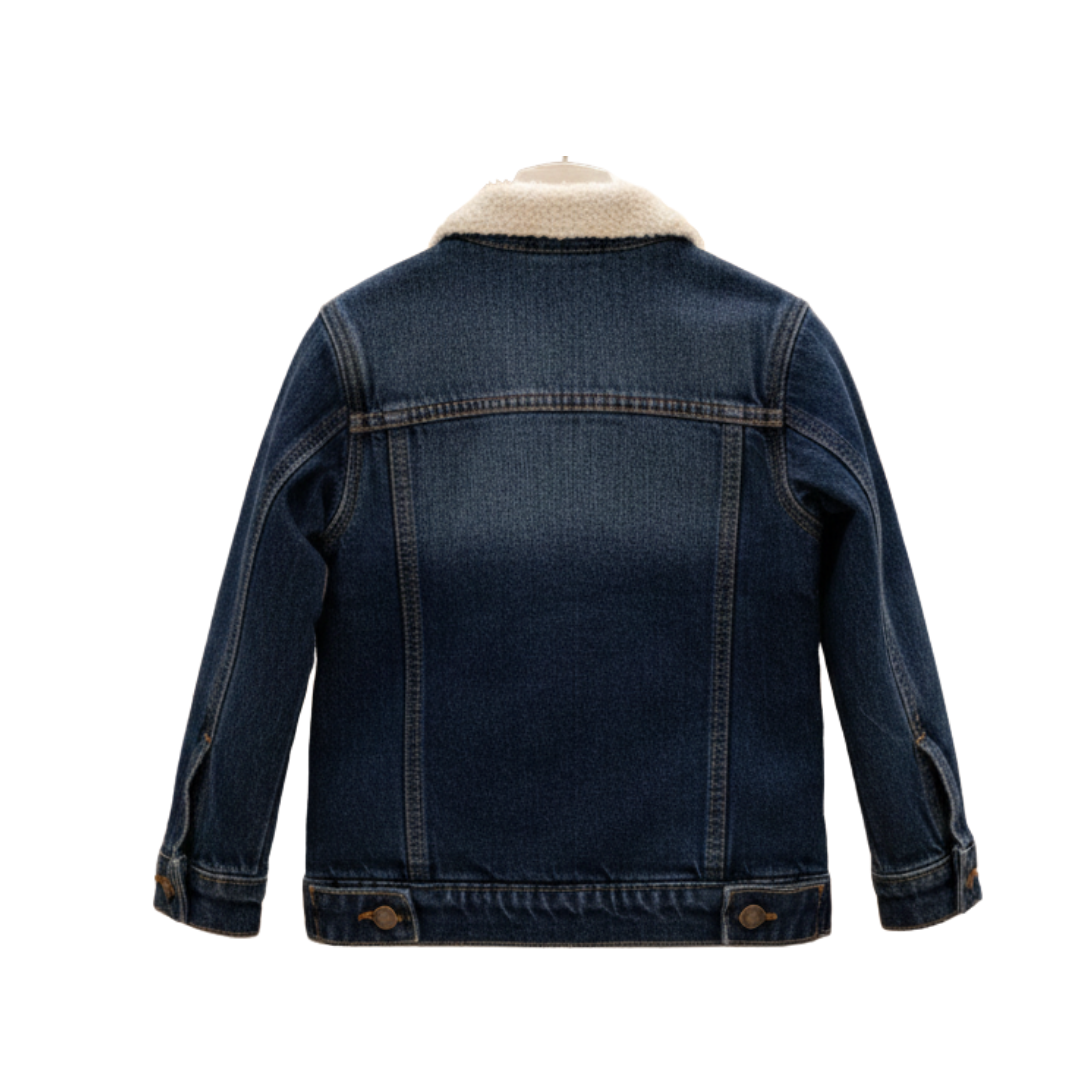 Denim Fur Jacket