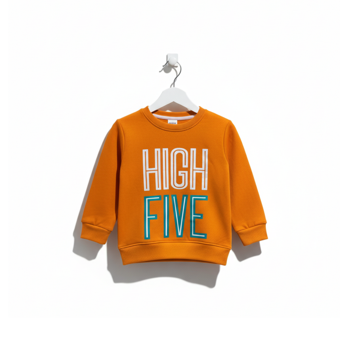 Orange Sweat Shirt Kids