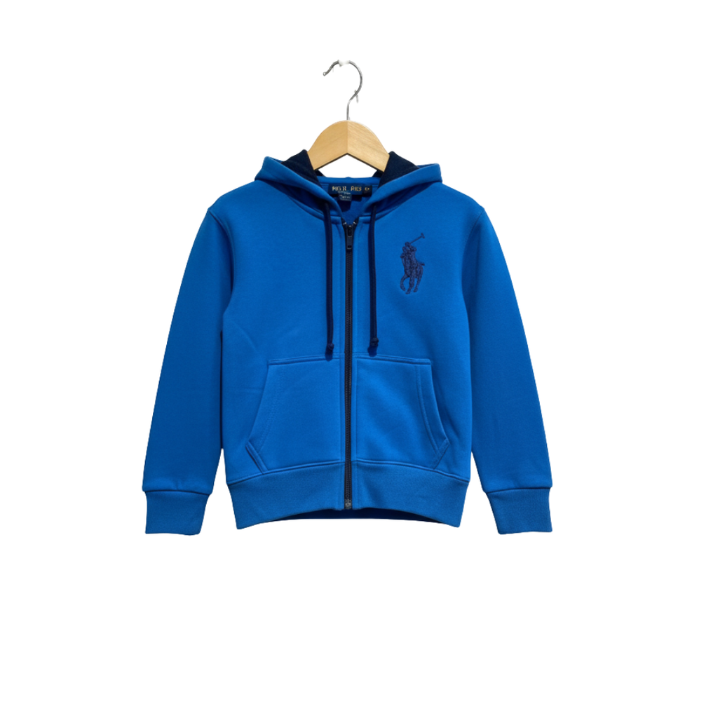 Blue Zipper Hoodie